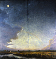 Moonrise over Marshland